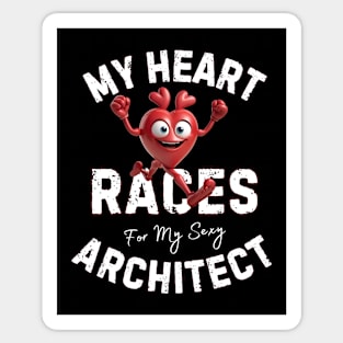 My Heart Racest - Architect Sticker